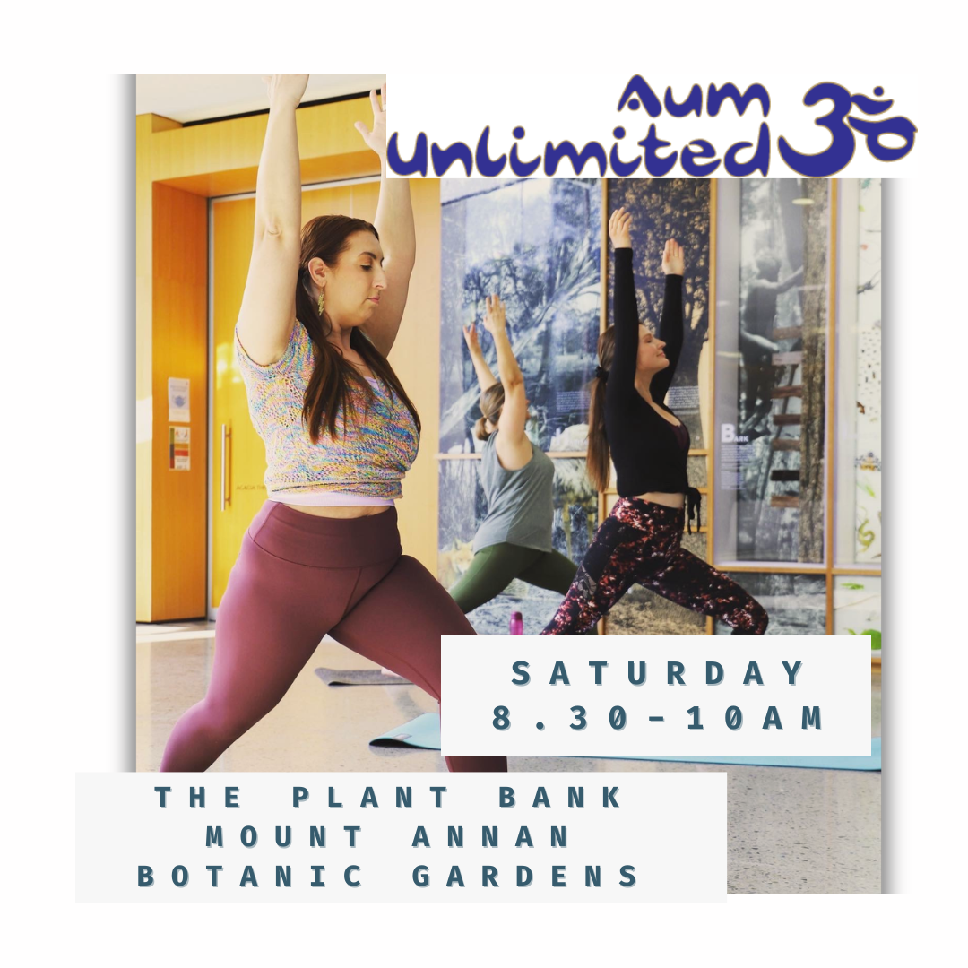 Sat Morning yoga in the Plantbank
